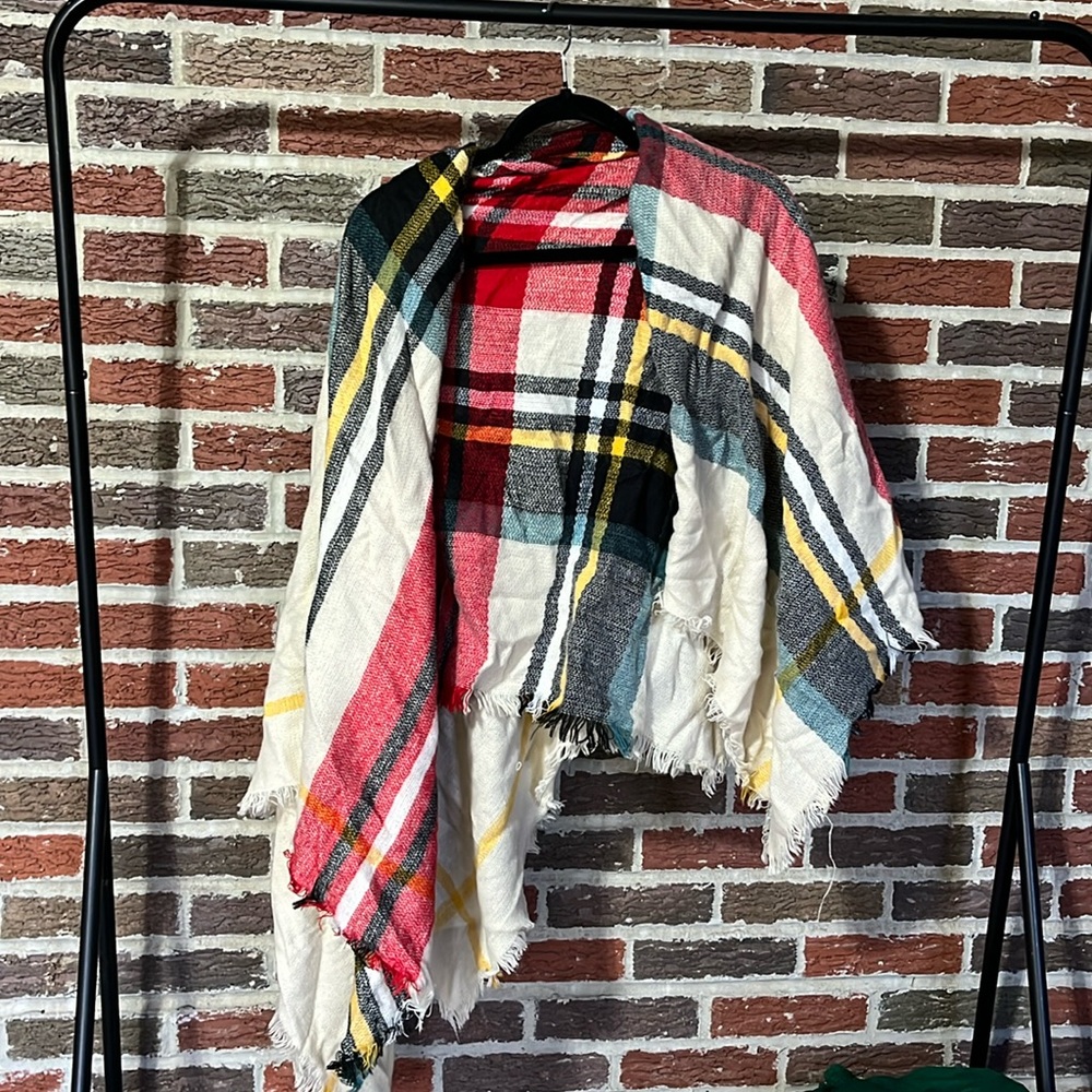 Oversized blanket scarf/shawl